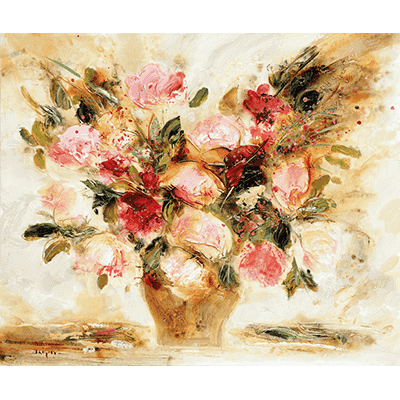 Les roses de Sarah P. 65 x 54