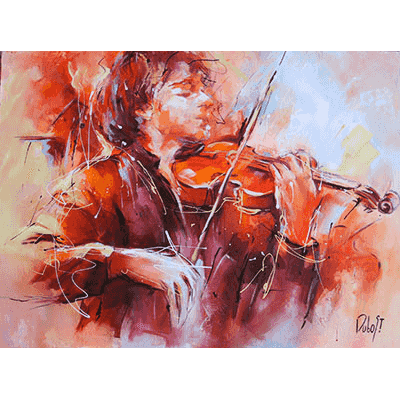 Violoniste 73 X 54