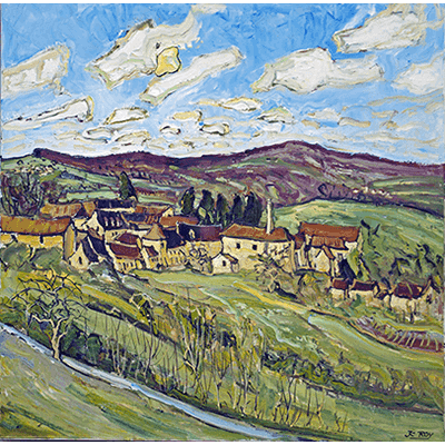 Village de Marcillac, Dordogne 80 x 80