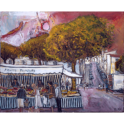 Marché Cours Reverseaux Saintes 73 x 60