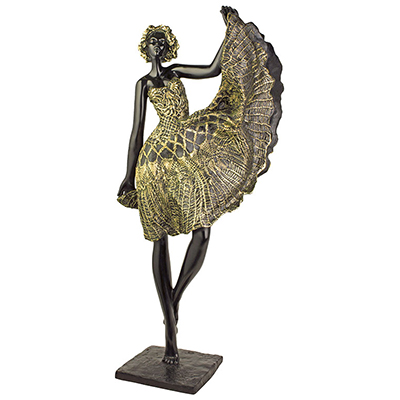 Katimini bronze nickel - Hauteur 77 cm