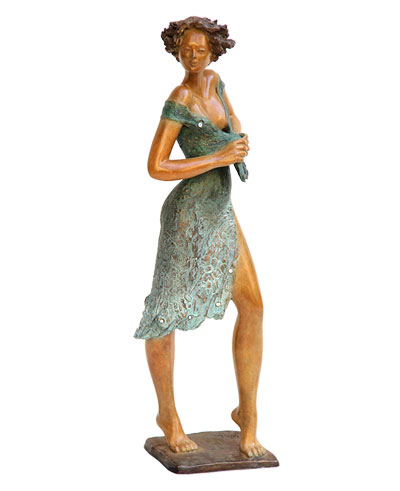 Valentina bronze - hauteur : 43 cm