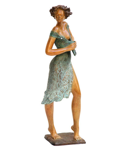 Valentina bronze - hauteur : 43 cm