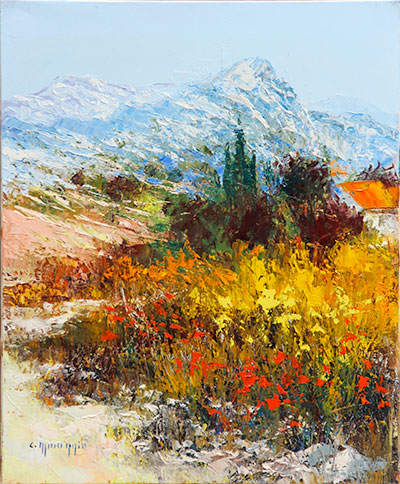 Paysage de Provence 65 x 54