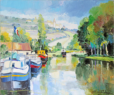Canal de Bourgogne - Vandenesse 73 x 60