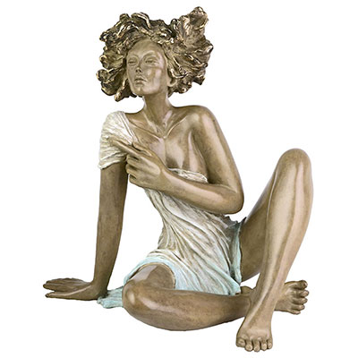 Emotion robe : bronze - hauteur : 30 cm